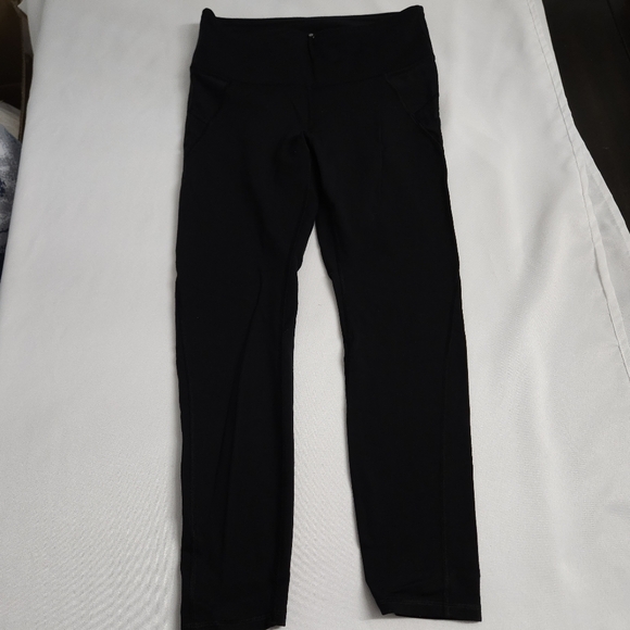 Athleta Black Leggings Reflective medium - Picture 2 of 7
